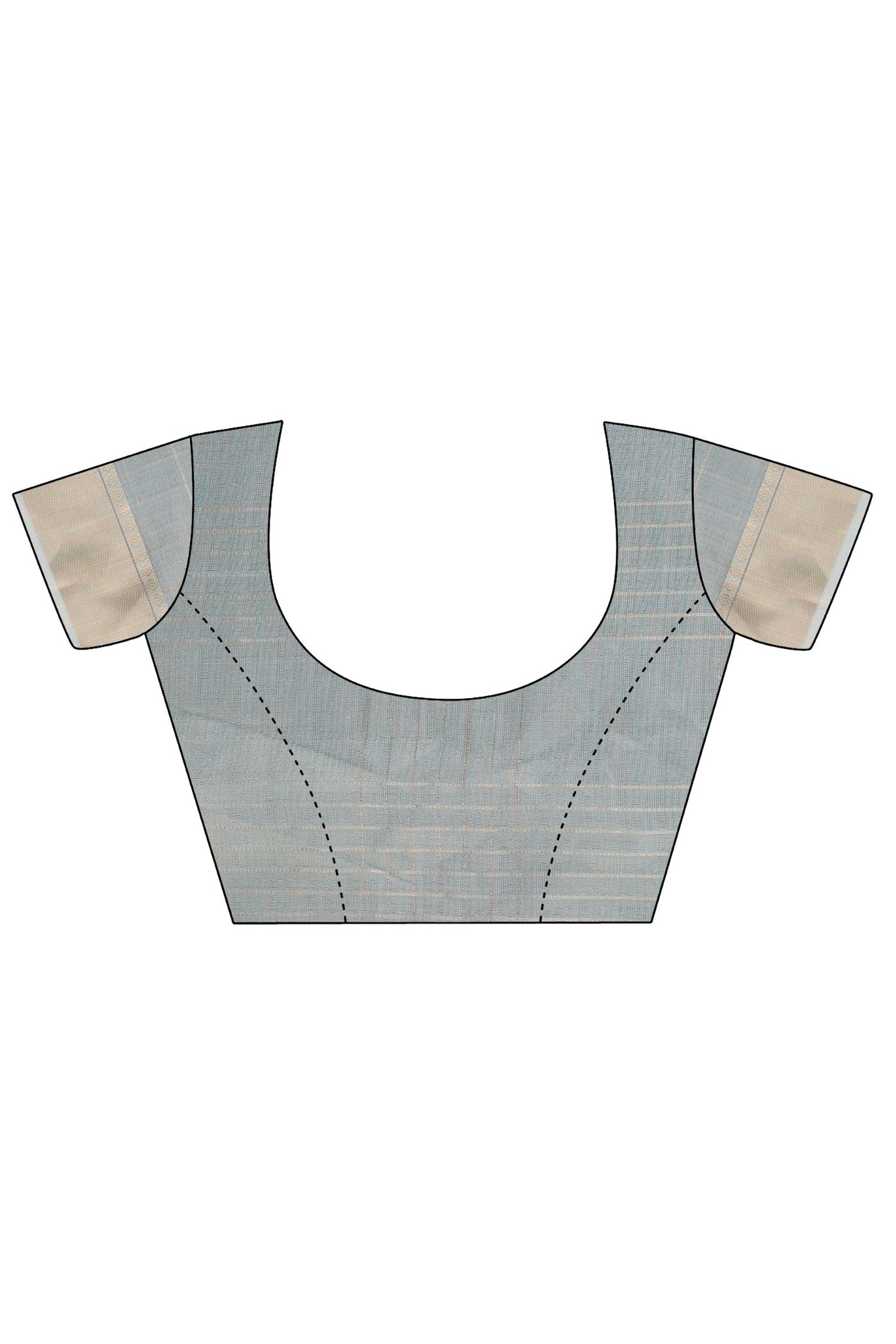 Buy MySilkLove Koi Blue Woven Organza Saree Online