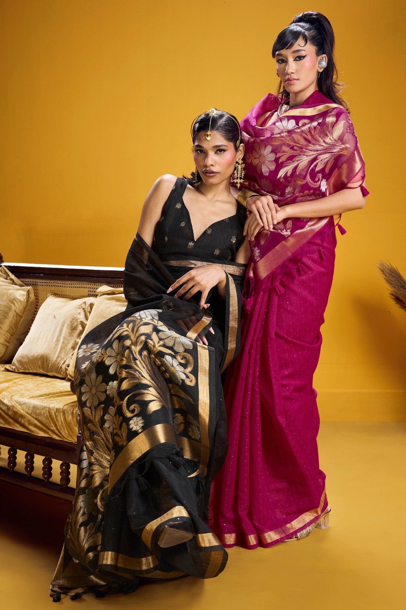 Buy MySilkLove Candy Pink Munga Handloom Cotton Saree Online