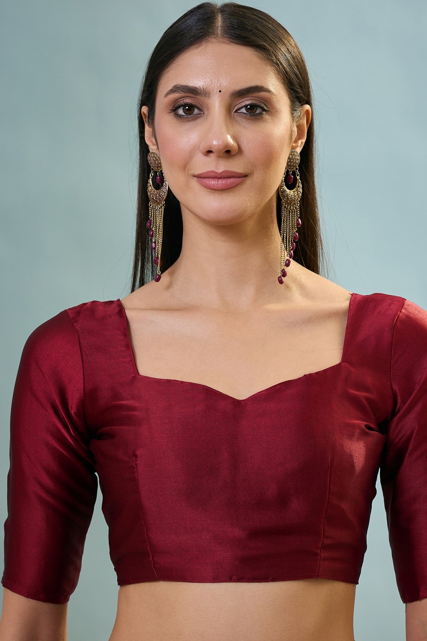 Buy MySilkLove Black Olive Ajrakh Printed Satin Crepe Silk Saree Online