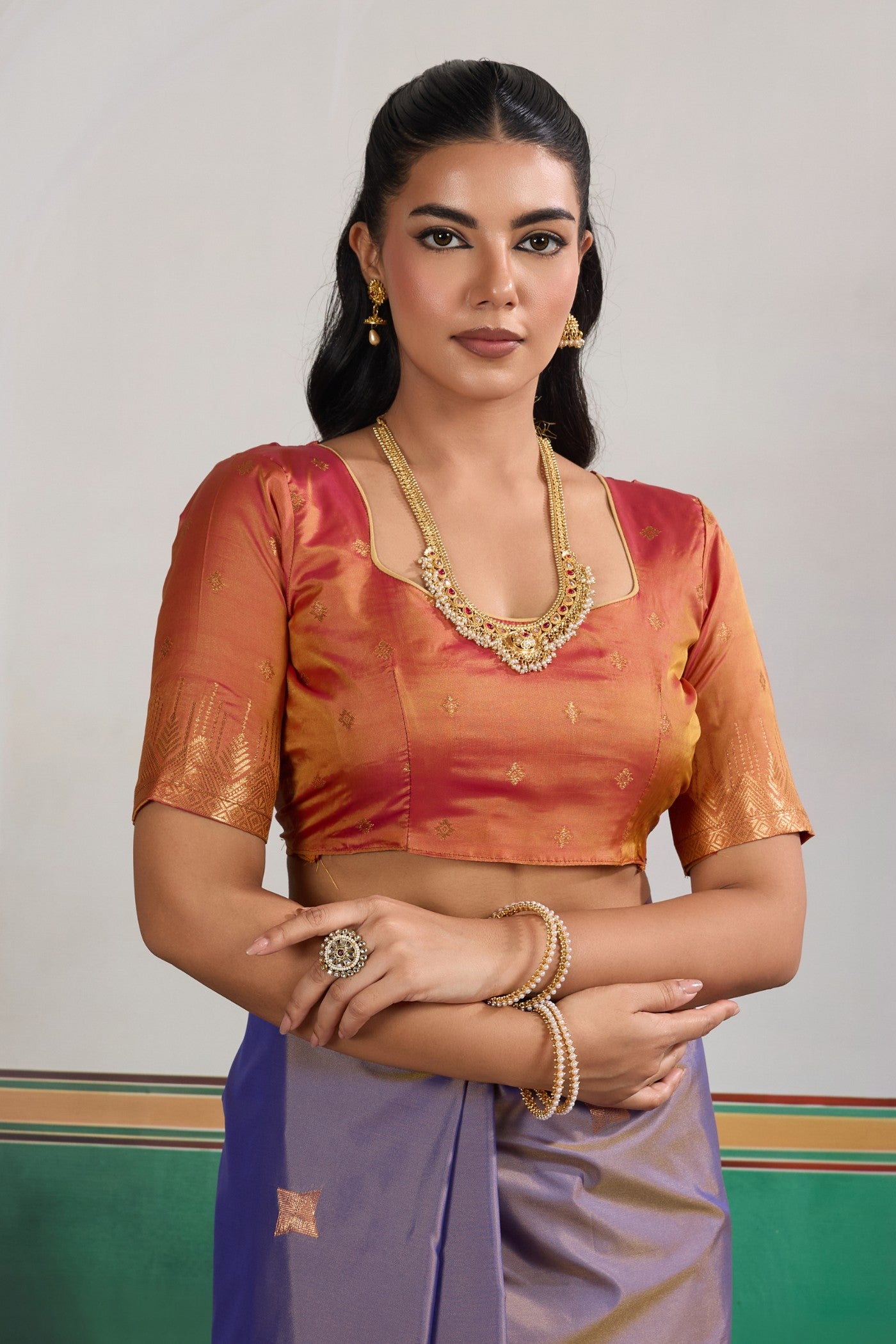 Buy MySilkLove Pale Purple Banarasi Handloom Saree Online