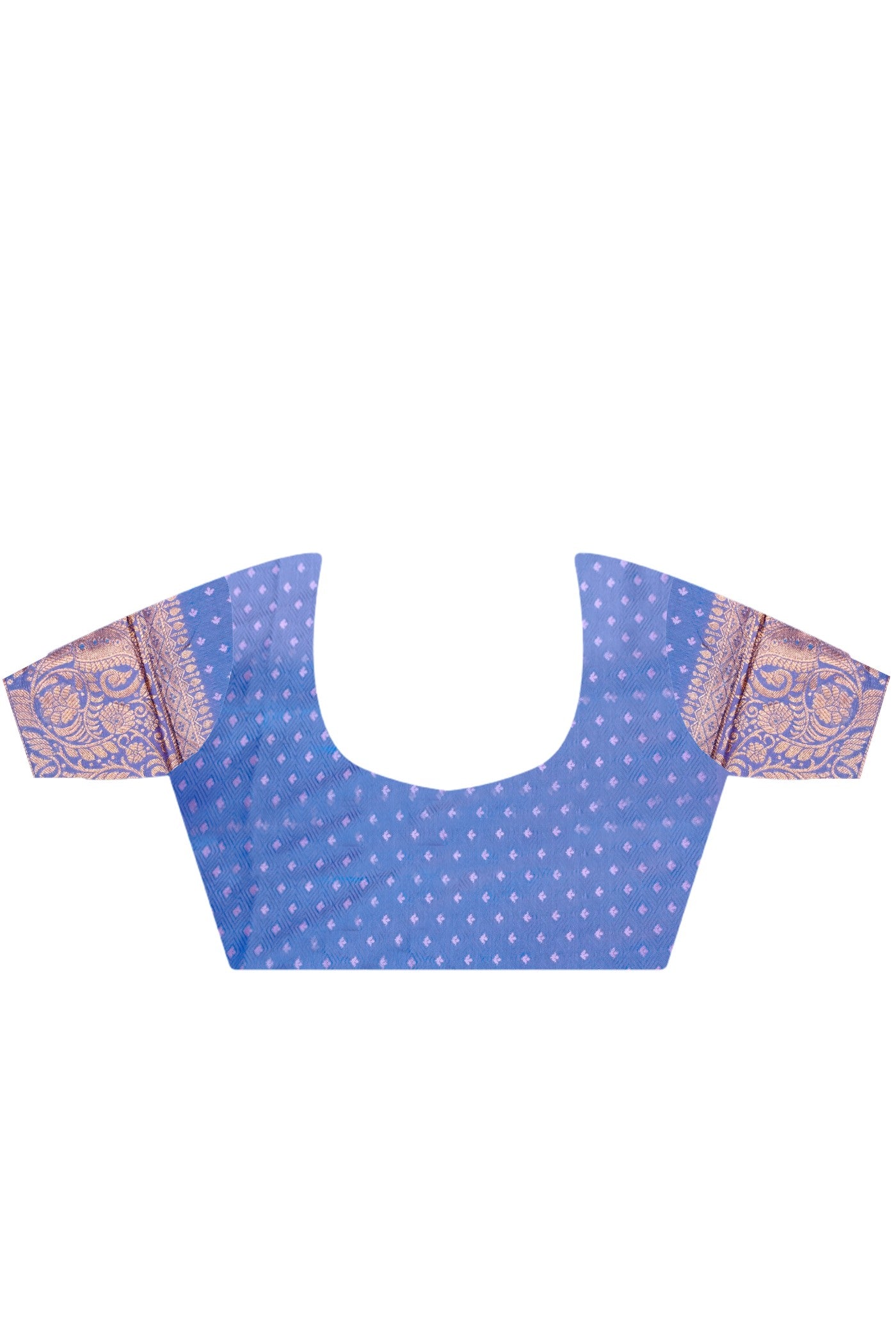 Buy MySilkLove Cubs Blue Handloom Kanjivaram Saree Online
