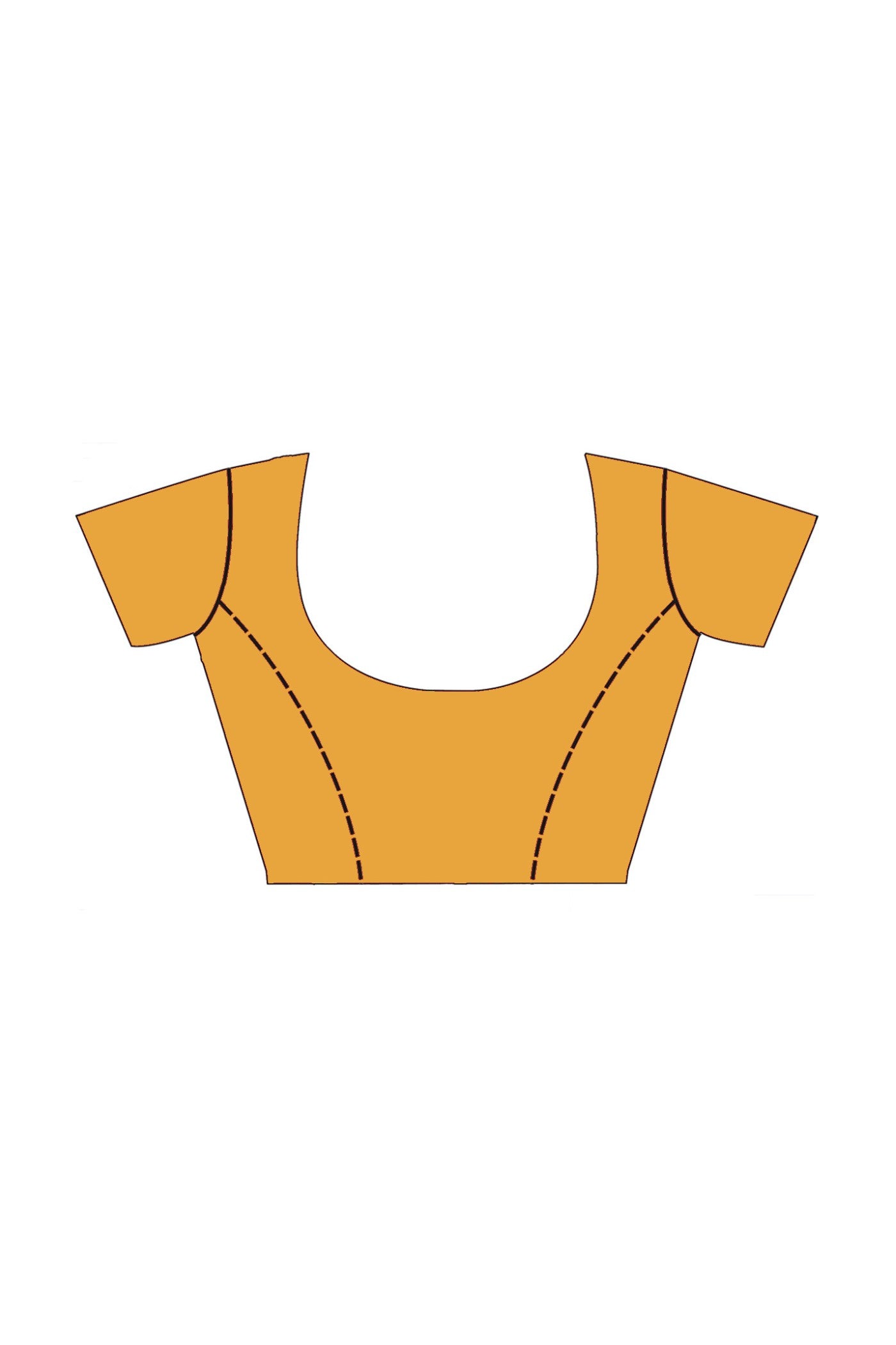 Buy MySilkLove Tulip Tree Yellow Zari Woven Banarasi Saree Online