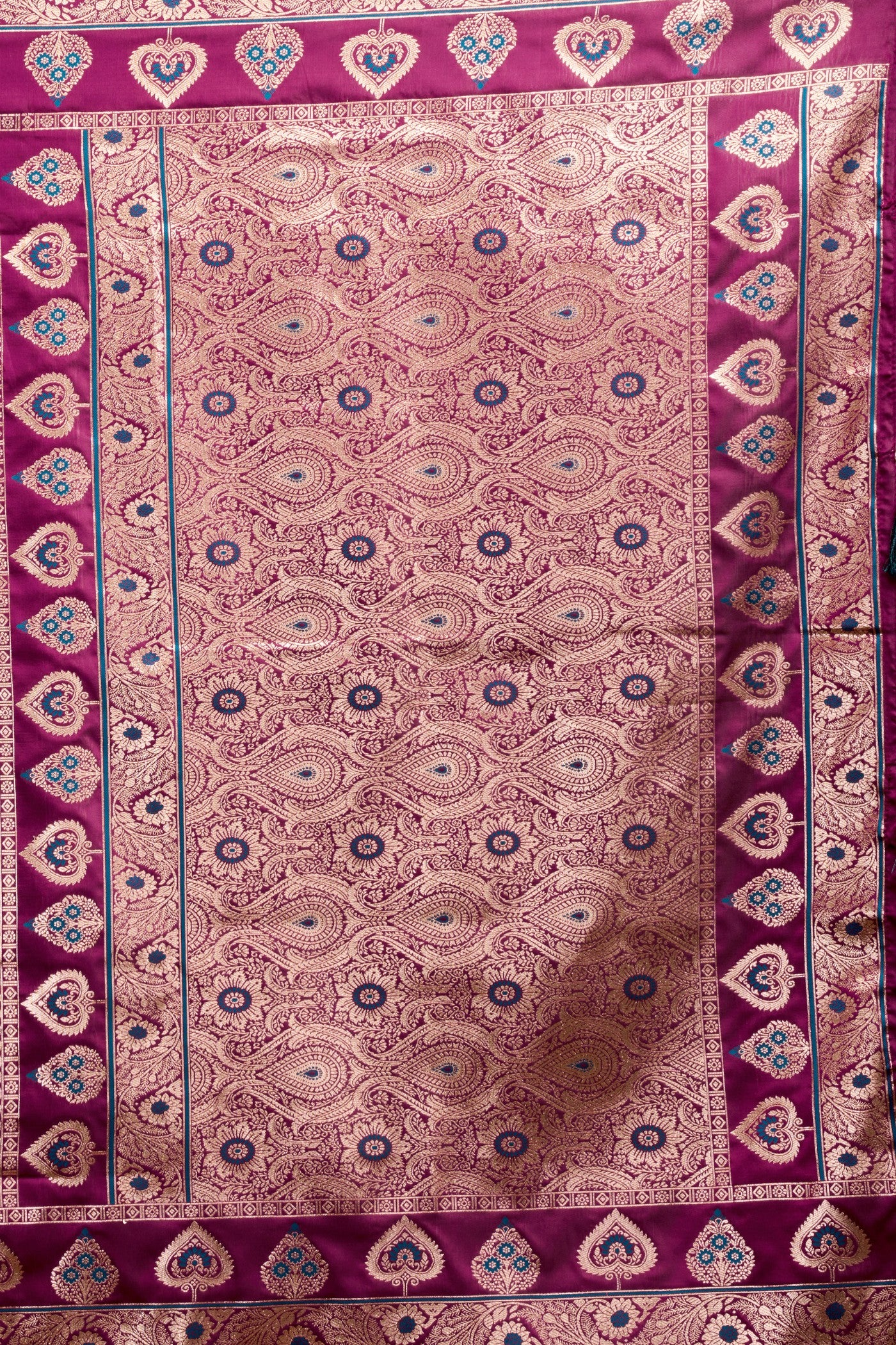 Buy MySilkLove Wild Blue Banarasi Soft Silk Saree Online