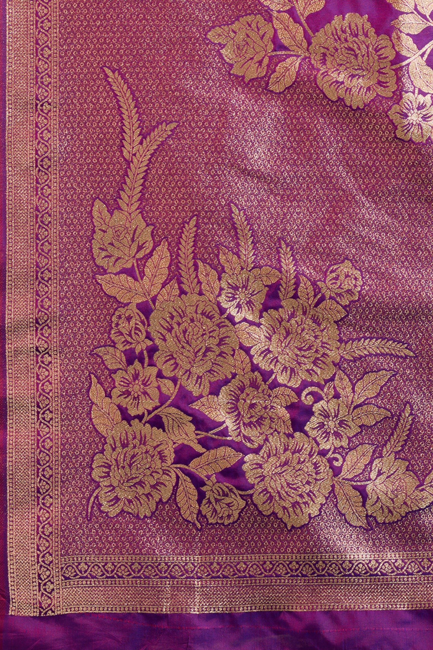 Buy MySilkLove Dream Purple Zari Woven Soft Kanjivaram Saree Online