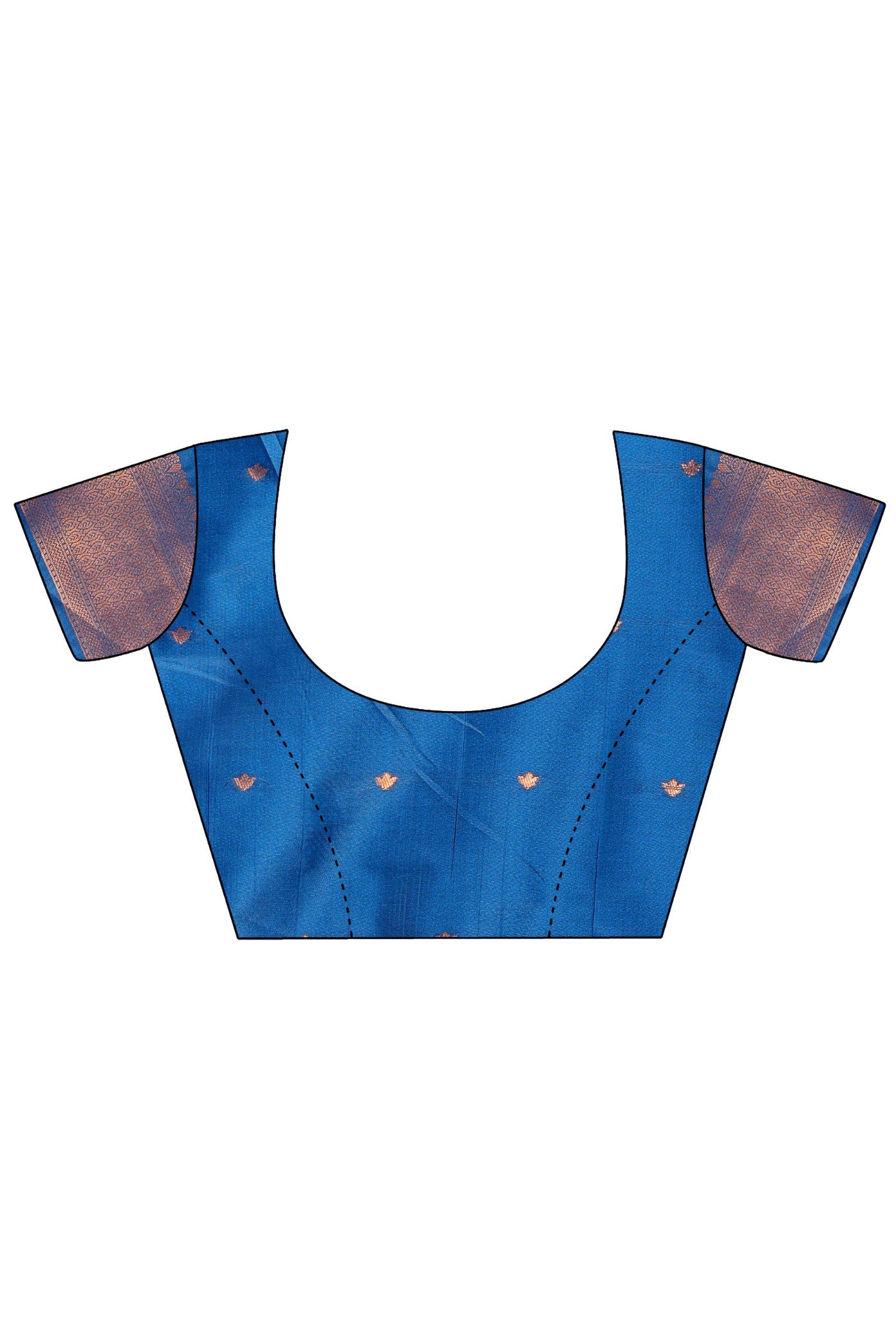 Buy MySilkLove Royal Blue Woven Banarasi Saree Online