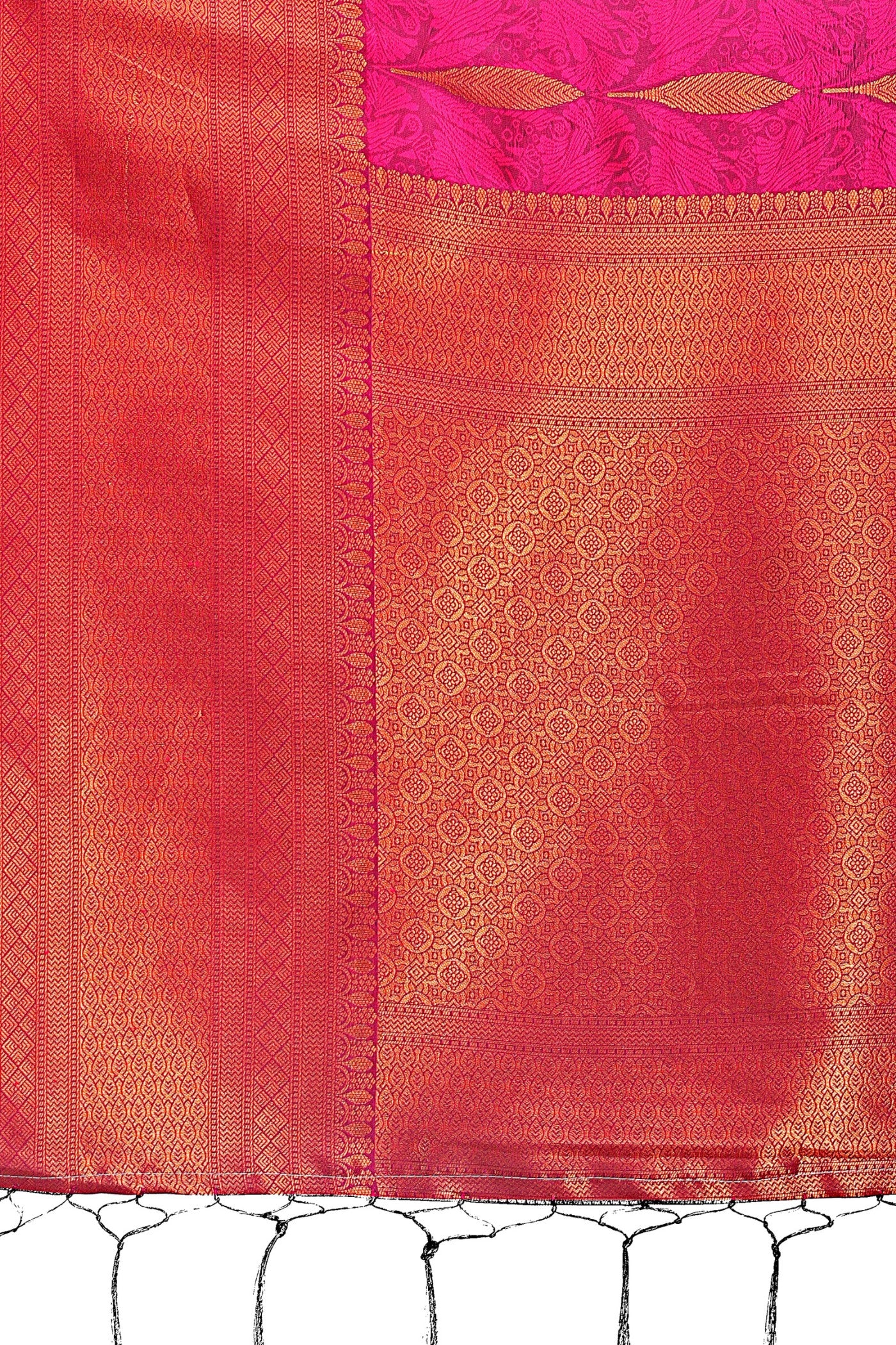 Buy MySilkLove Jam Pink Woven Banarasi Saree Online