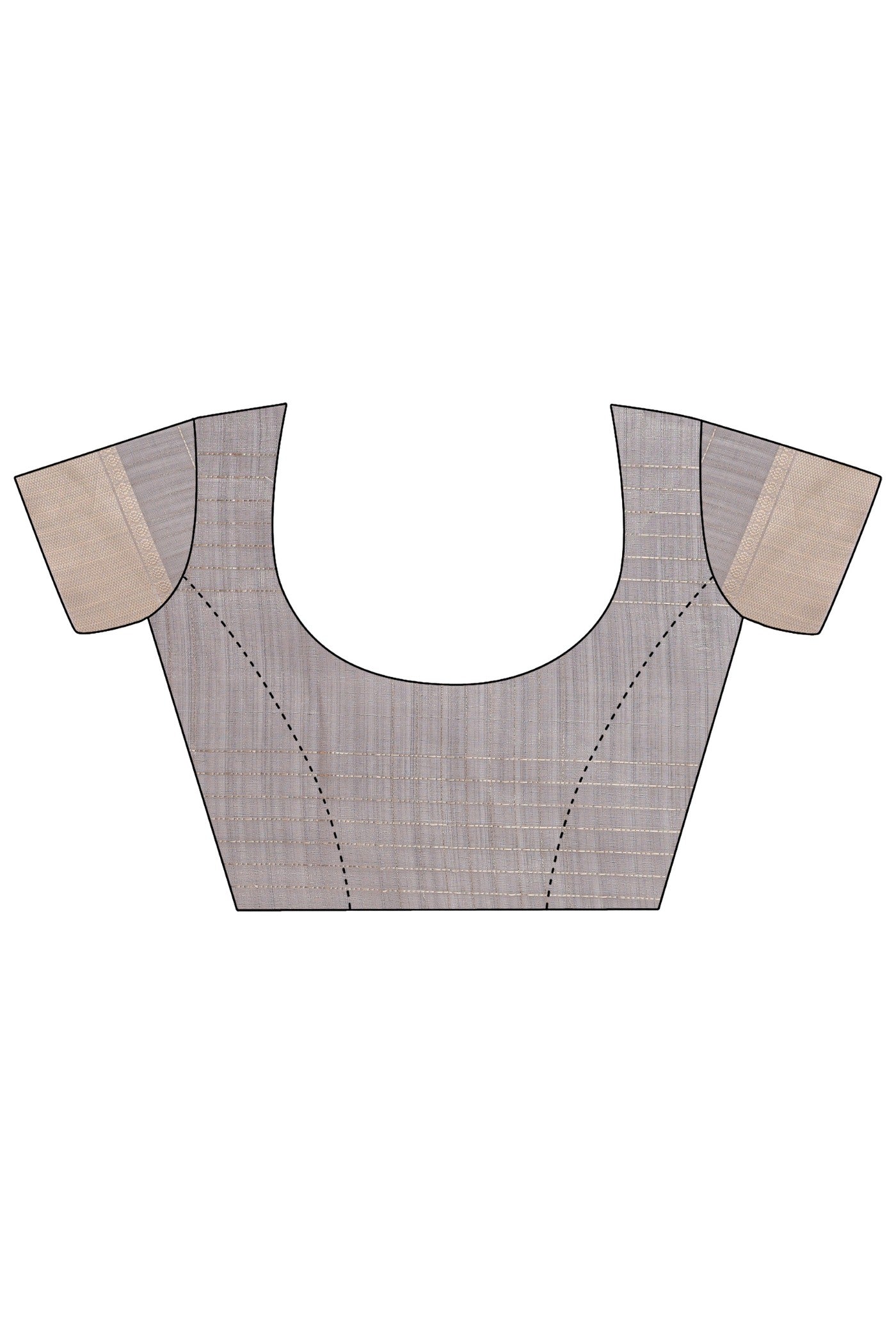 Buy MySilkLove Iron Grey Woven Organza Saree Online