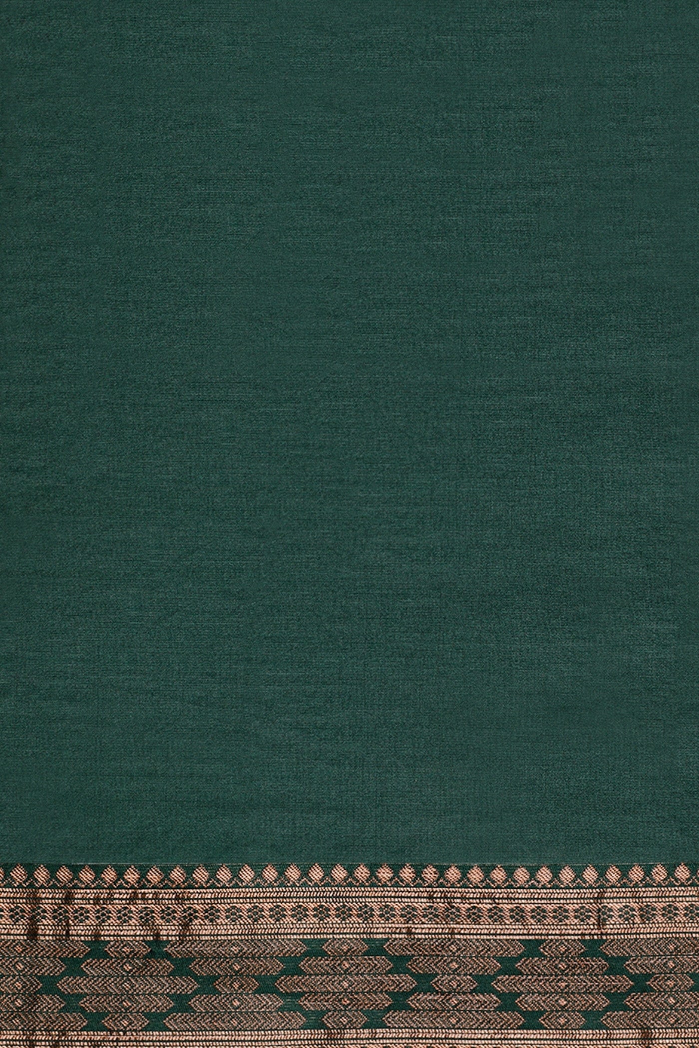 Buy MySilkLove Pine Green Woven Jacquard Lichi Silk Saree Online