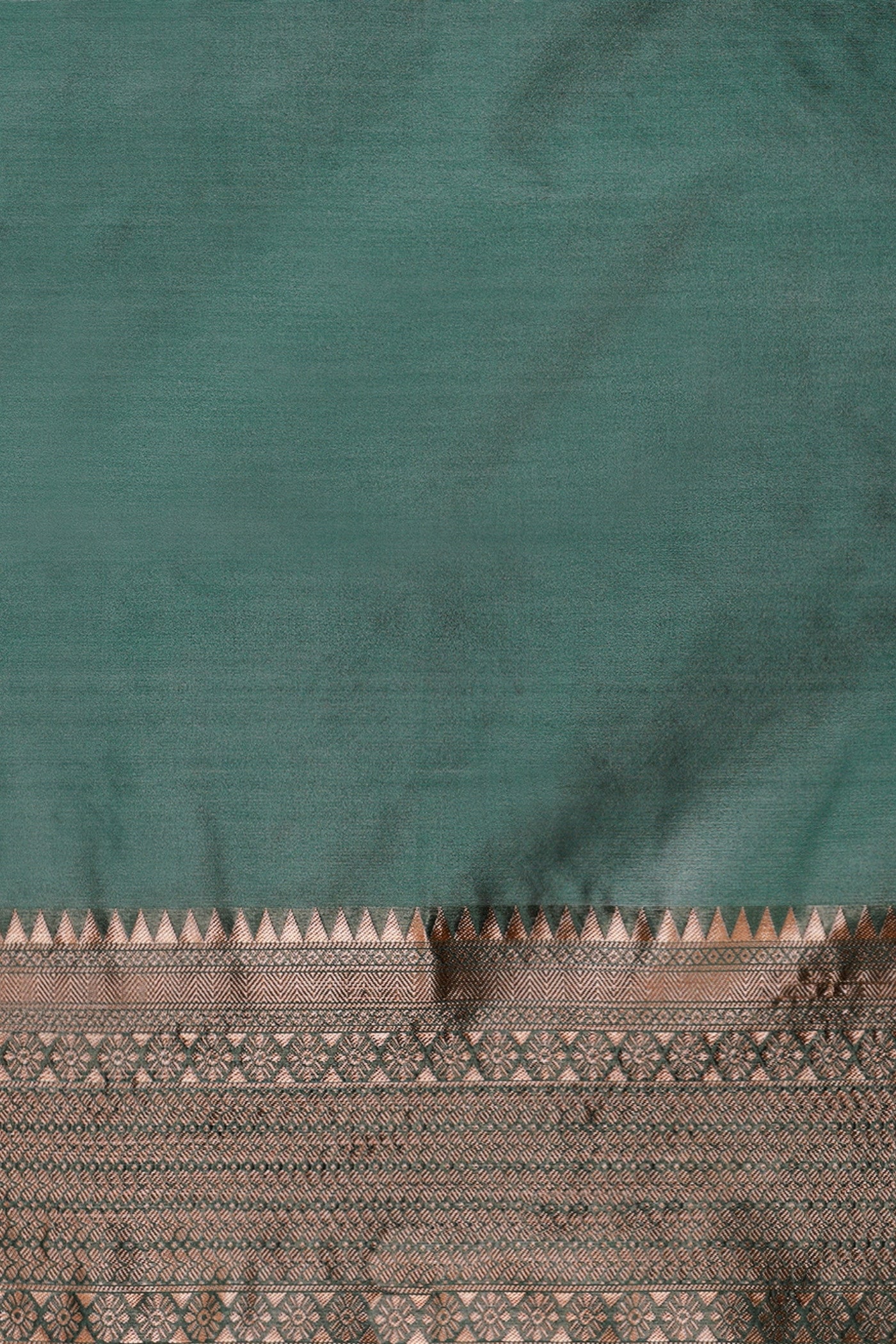 Buy MySilkLove Juniper Green Woven Jacquard Lichi Silk Saree Online