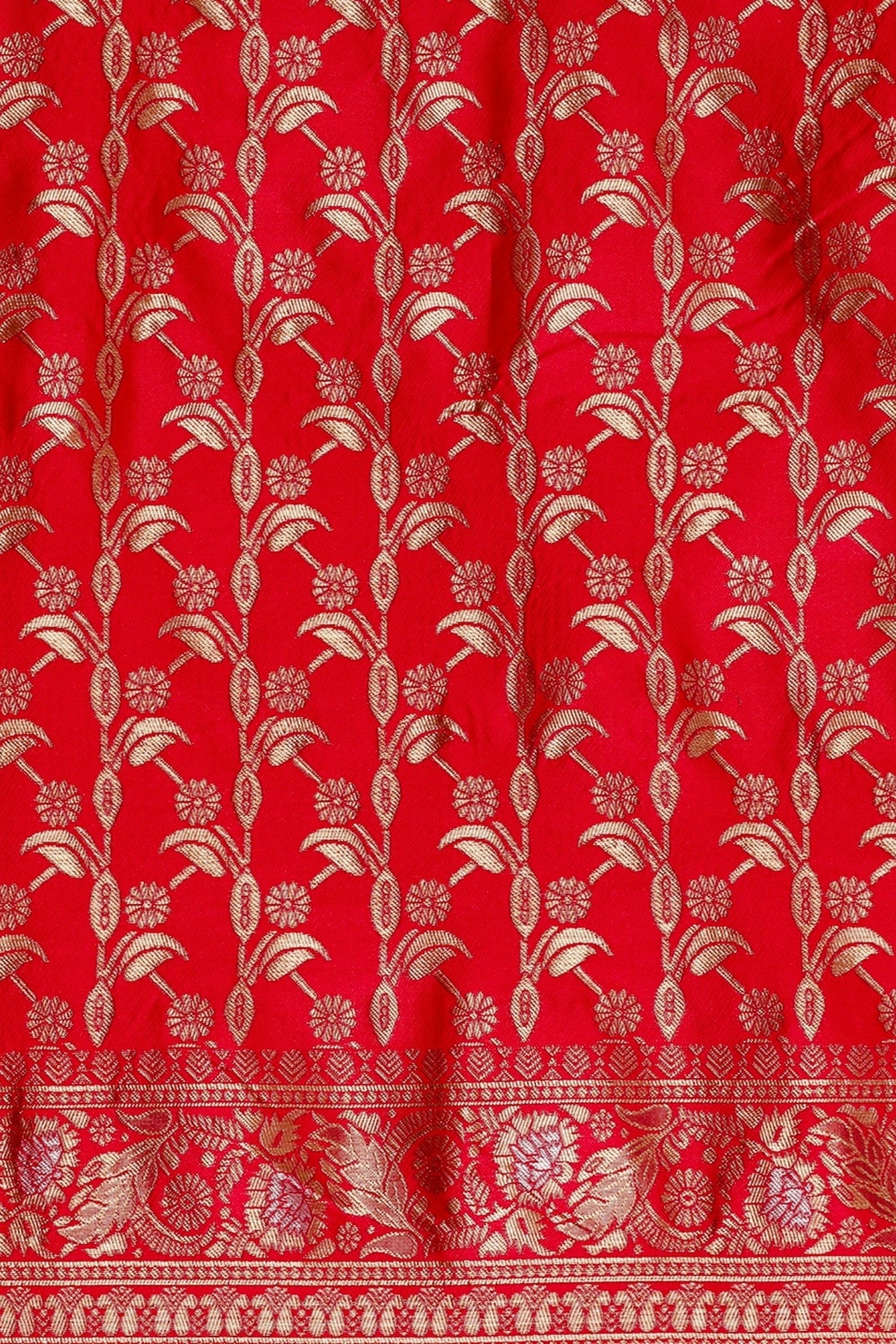 Buy MySilkLove Wine Red Woven Jacquard Lichi Silk Saree Online