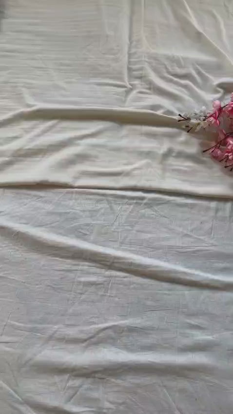 Buy MySilkLove Daylily Yellow Woven Muga Cotton Saree Online