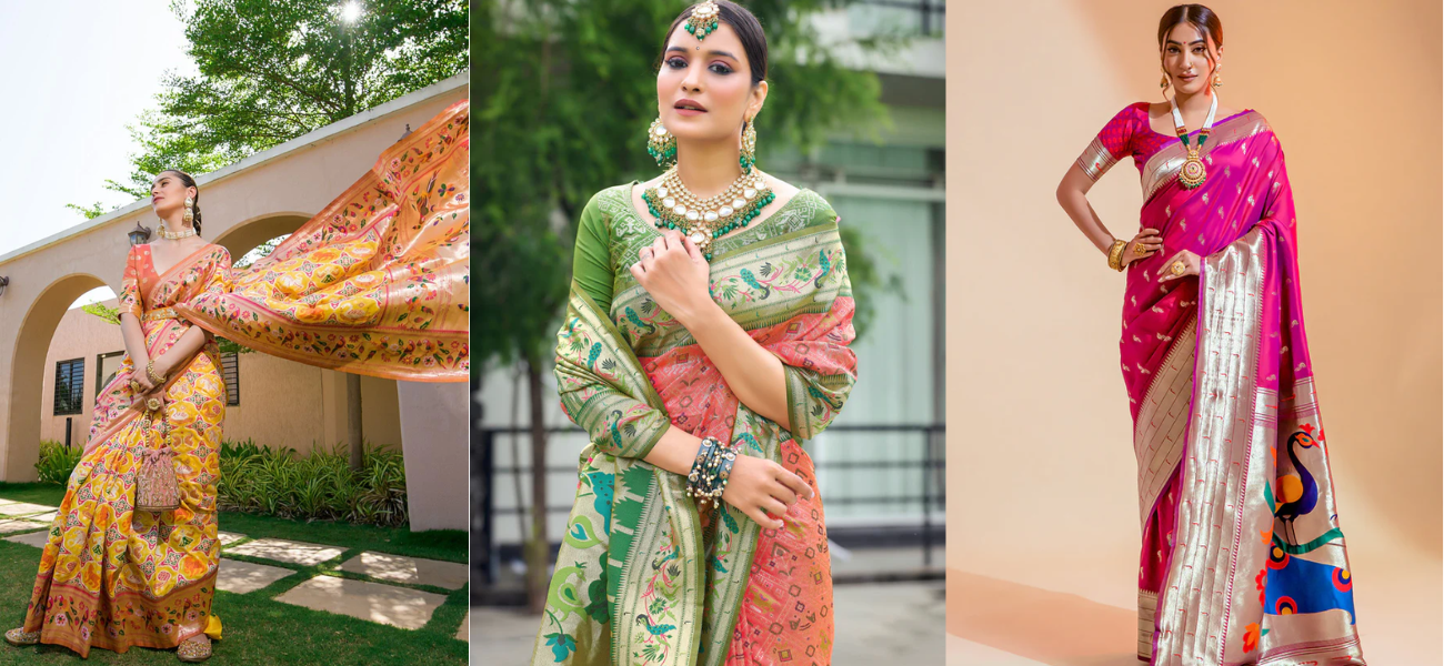 Exploring the Colors of Tradition and Elegance in Paithani Sarees