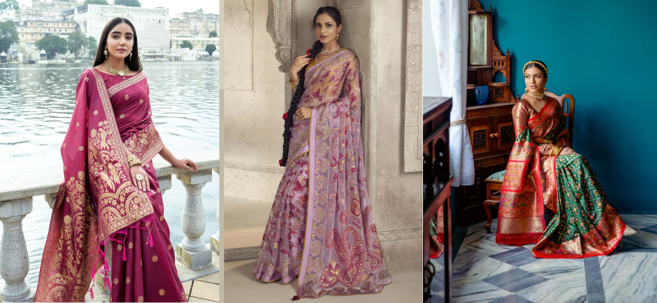 Styling Tips for Organza Sarees