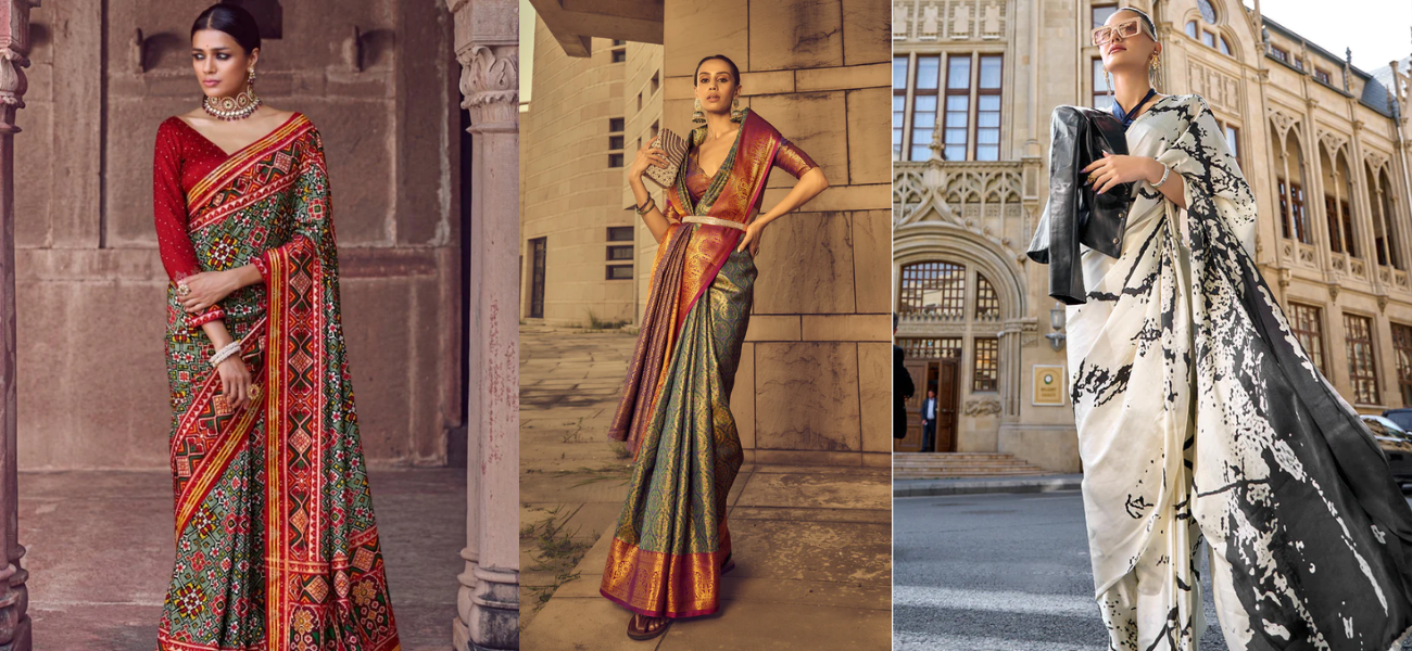 Flattering Drapes: Sari Secrets for a Slimmer You