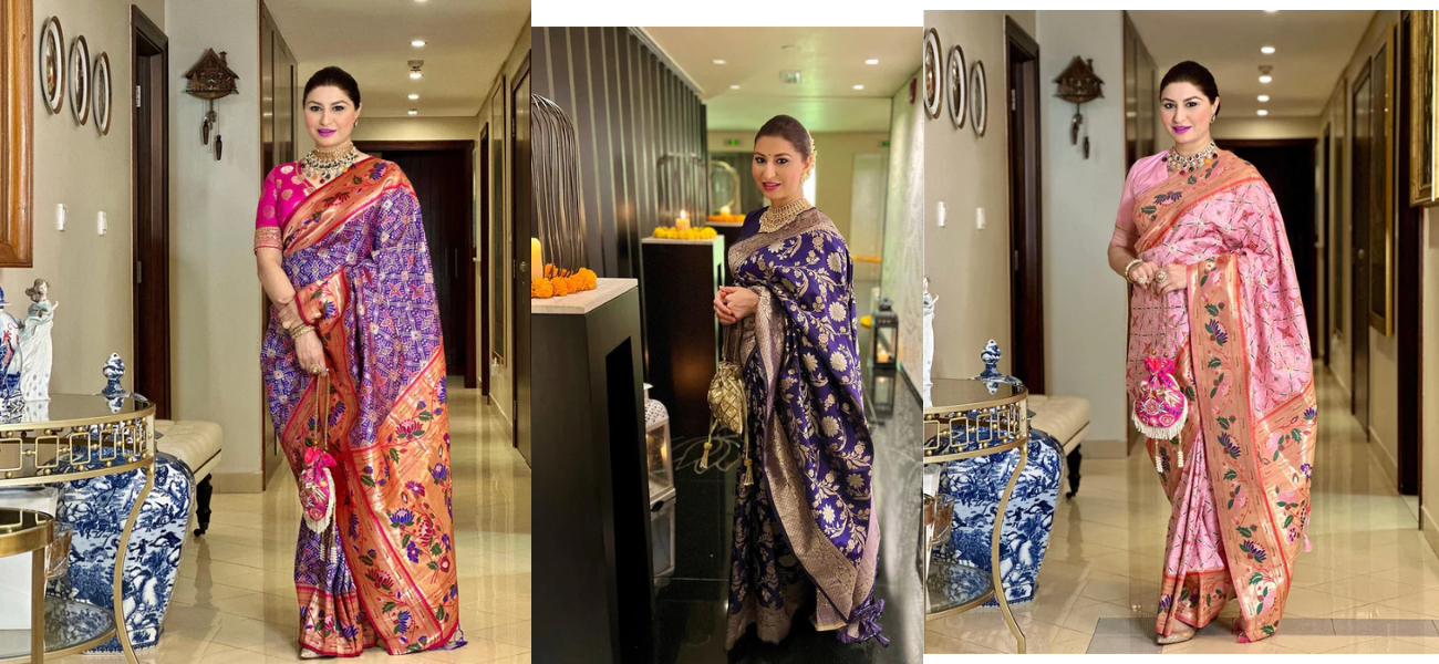 Saree Inspirations for Wedding-Day Moms