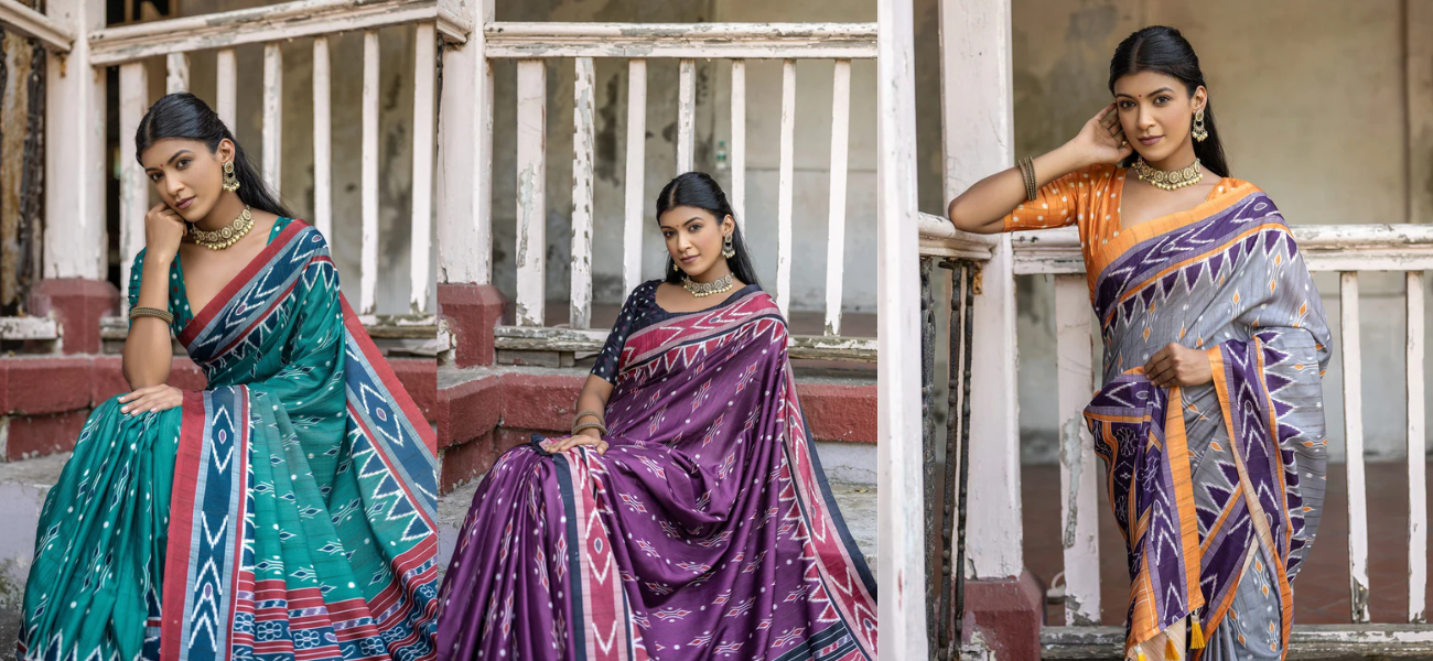 Printed Pochampally Ikkat Sarees for the Modern Woman