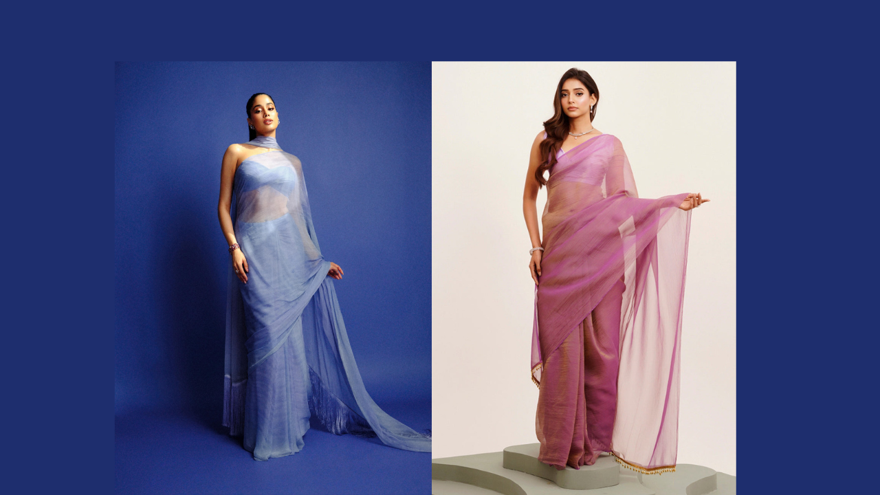 Janhvi Kapoor's Peddi Trailer Launch Saree — How to Get the Look