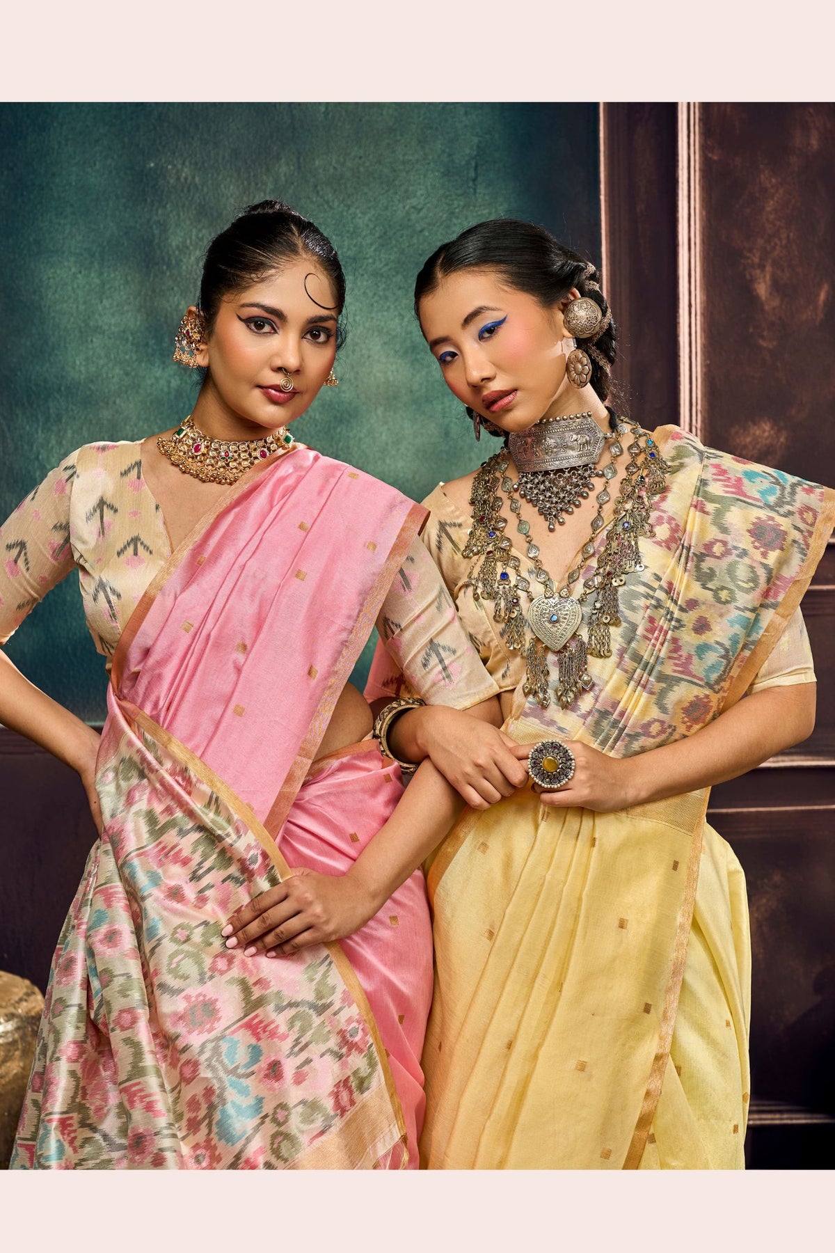 Buy MySilkLove Mimosa Yellow Handloom Silk Saree Online