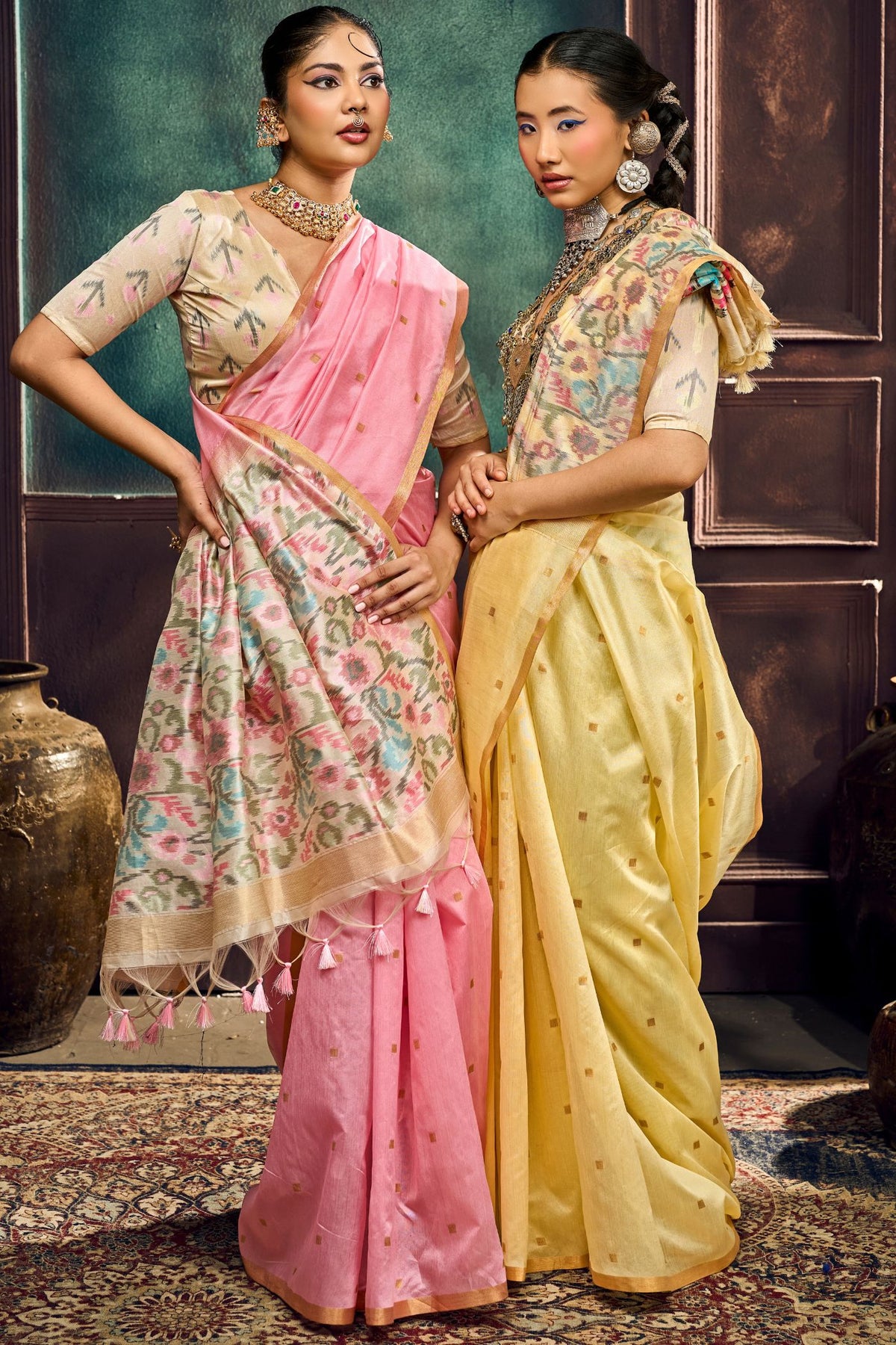 Buy MySilkLove Berry Pink Handloom Silk Saree Online