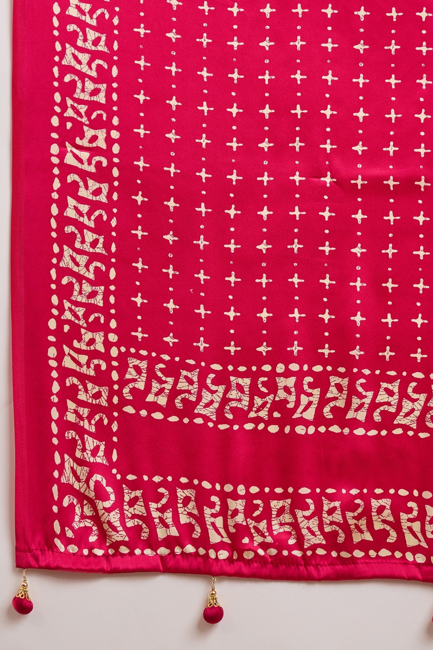 Buy MySilkLove Pigment Blue Printed Satin Crepe Silk Saree Online