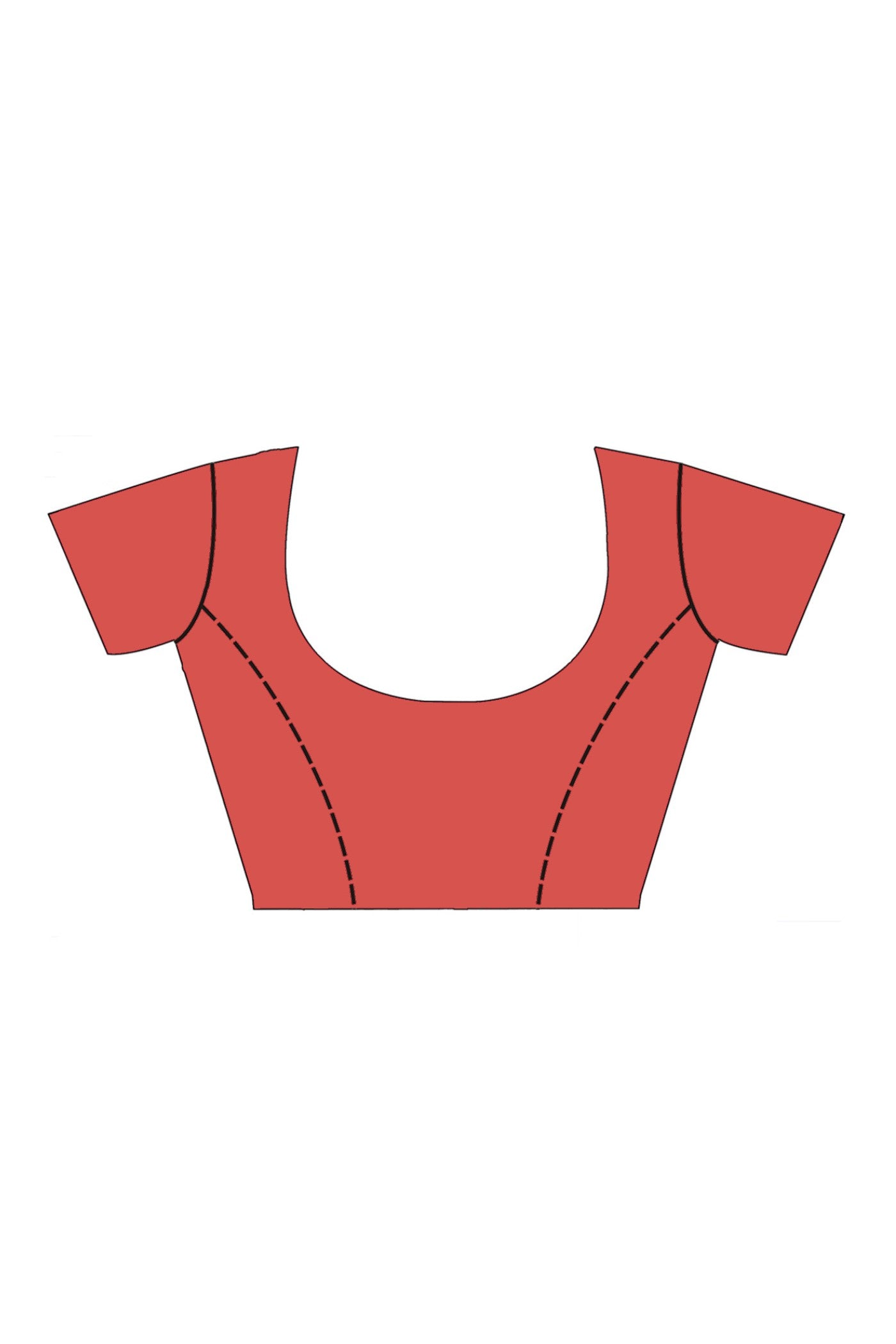 Buy MySilkLove Japonica Peach Zari Woven Banarasi Saree Online