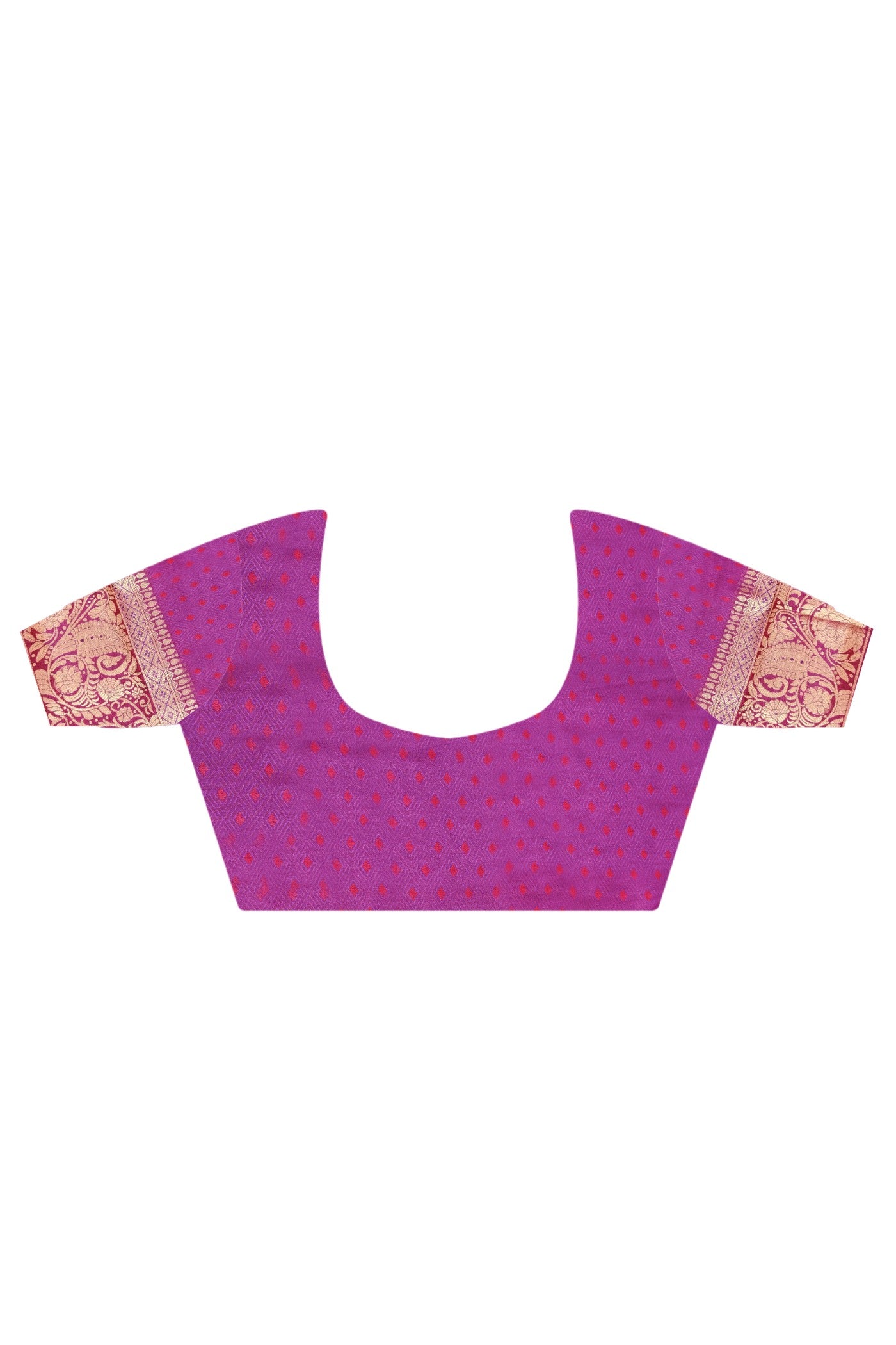 Buy MySilkLove Heather Purple Handloom Kanjivaram Saree Online