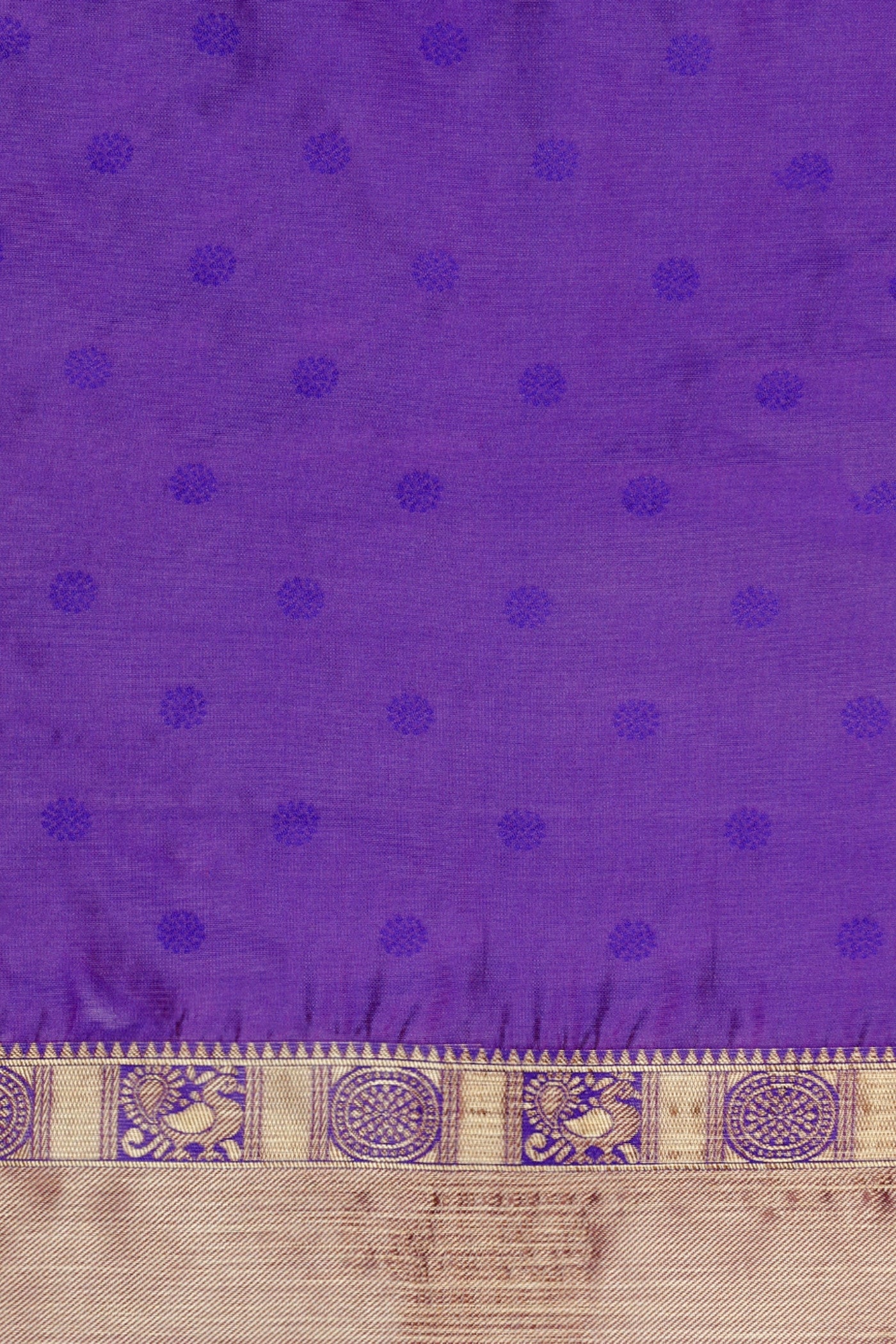 Buy MySilkLove Pale Purple Woven Jacquard Lichi Silk Saree Online
