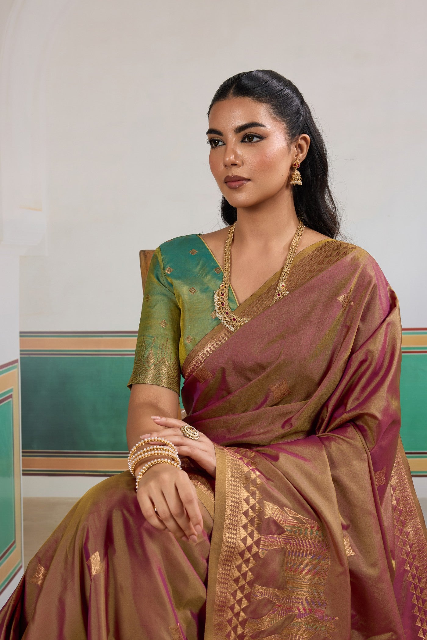 MySilkLove Saddle Brown Banarasi Handloom Saree