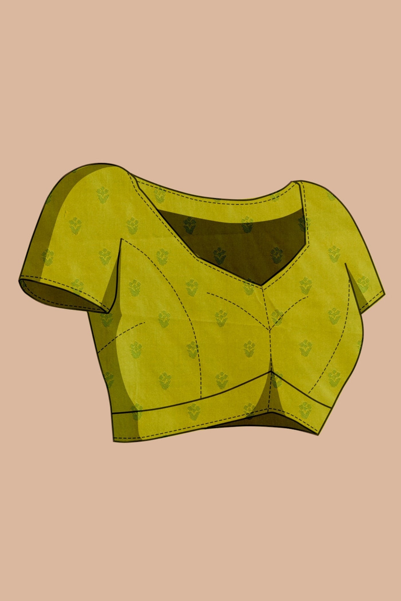 Buy MySilkLove Volt Green Banarasi Soft Silk Saree Online