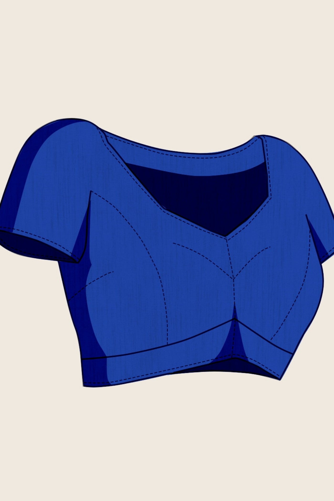 Buy MySilkLove Trypan Blue Tussar Handloom Silk Saree Online