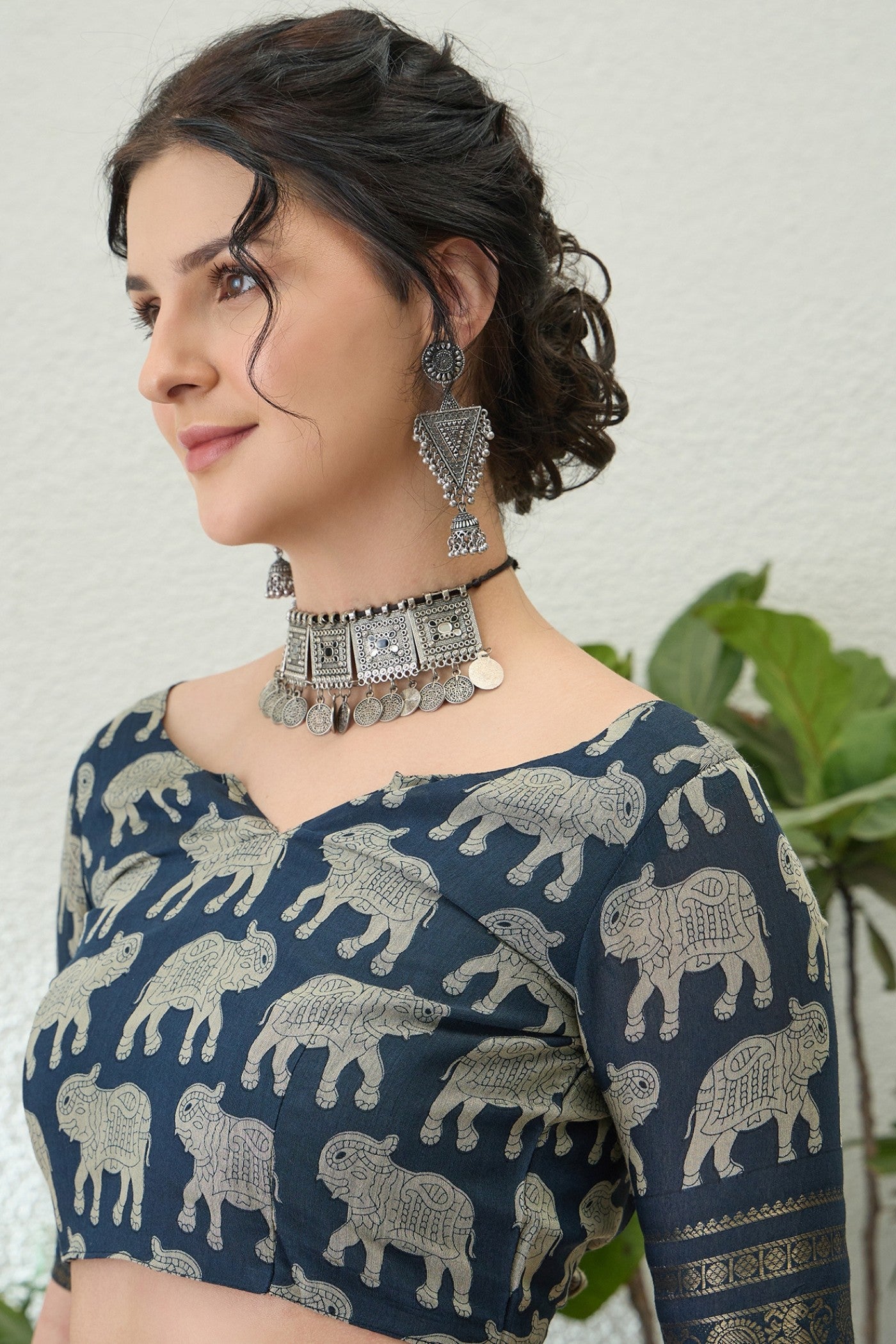 Buy MySilkLove Lotus Pink Printed Cotton Saree Online