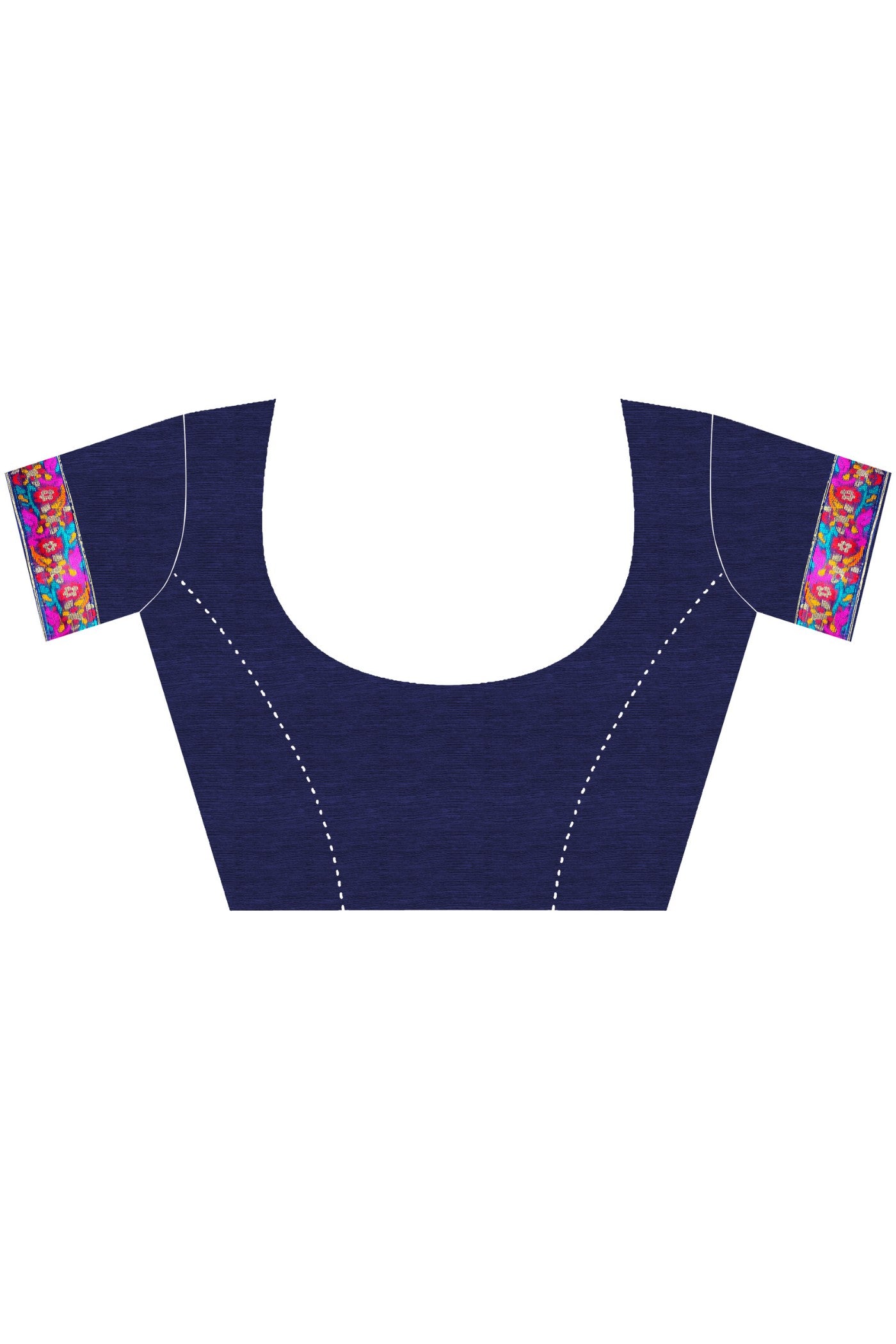 Buy MySilkLove Brandeis Blue Kashmiri Handloom Jamewar Saree Online