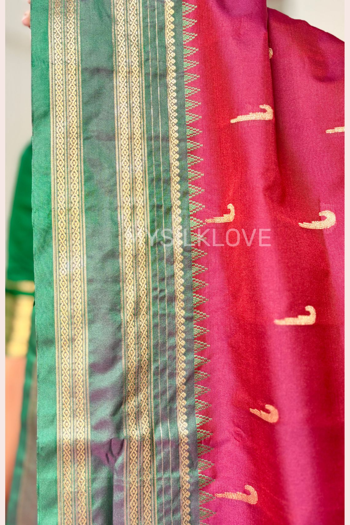 Buy MySilkLove Preiwinkle Purple Banarasi Woven Soft Silk Saree Online