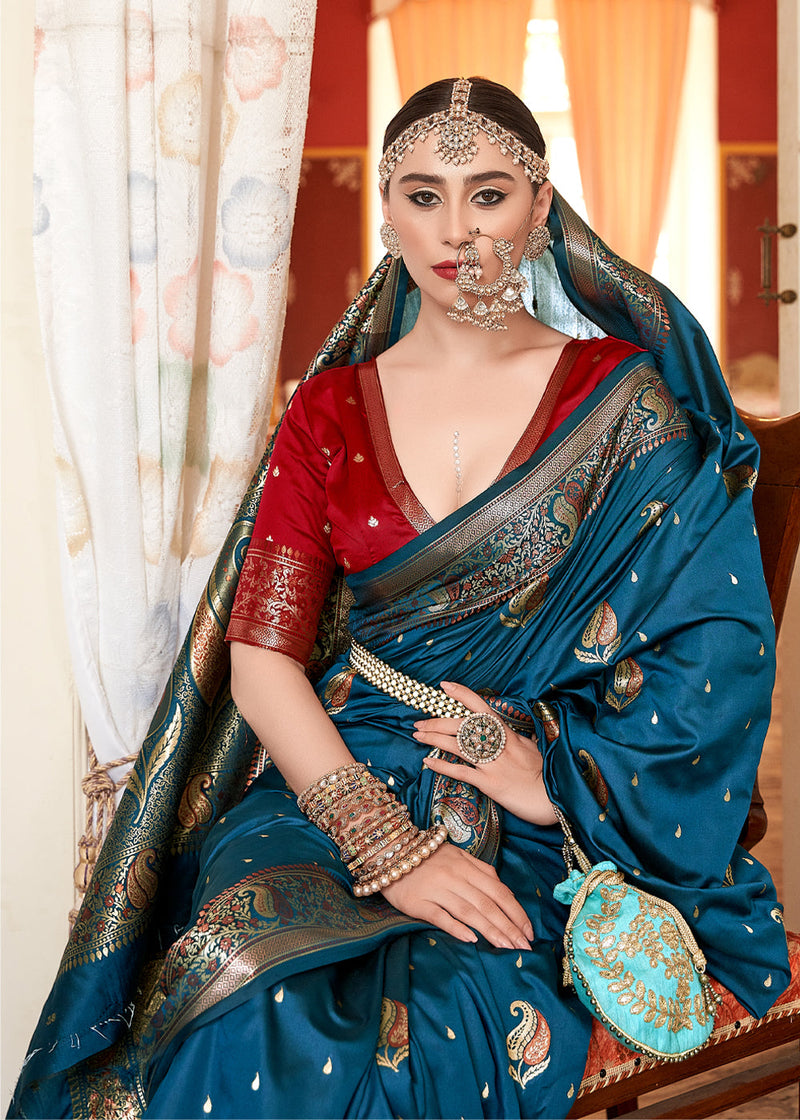 BICHI Womens Banarasi Silk Saree With Blouse Perfect For Every Occasio  Women's Banarasi Soft Silk Saree With Unstitched Blouse Piece (Coffe),  Brown : Amazon.in: Fashion
