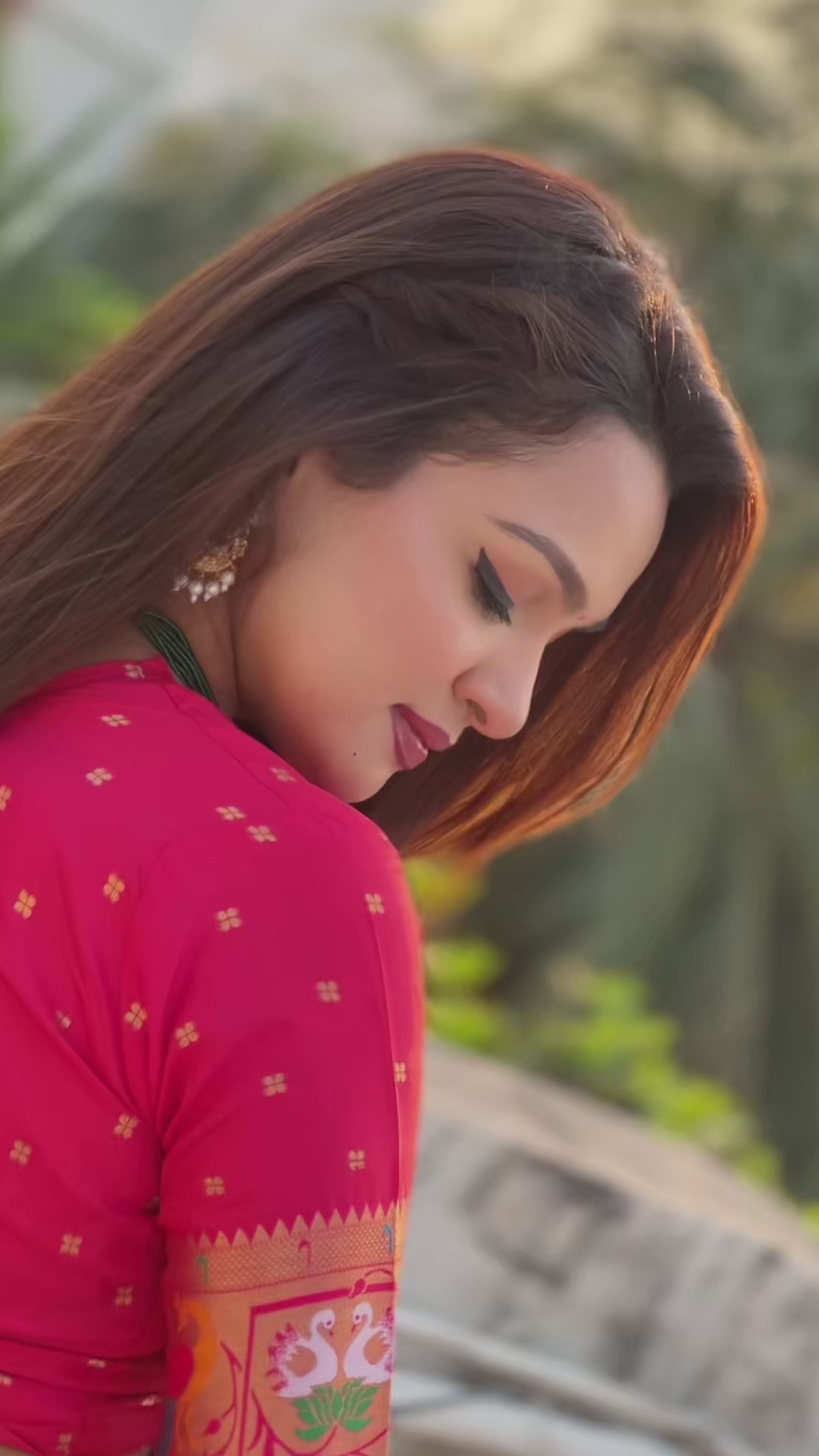 Buy MySilkLove Copper Orange Zari Woven Paithani Saree Online