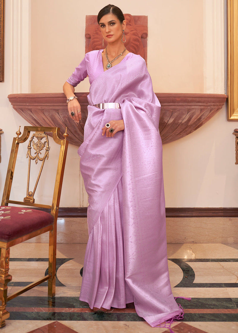 Buy Purple Sarees for Women by SATRANI Online | Ajio.com
