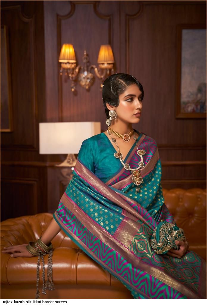 MySilkLove Spectra Green Woven Banarasi Silk saree
