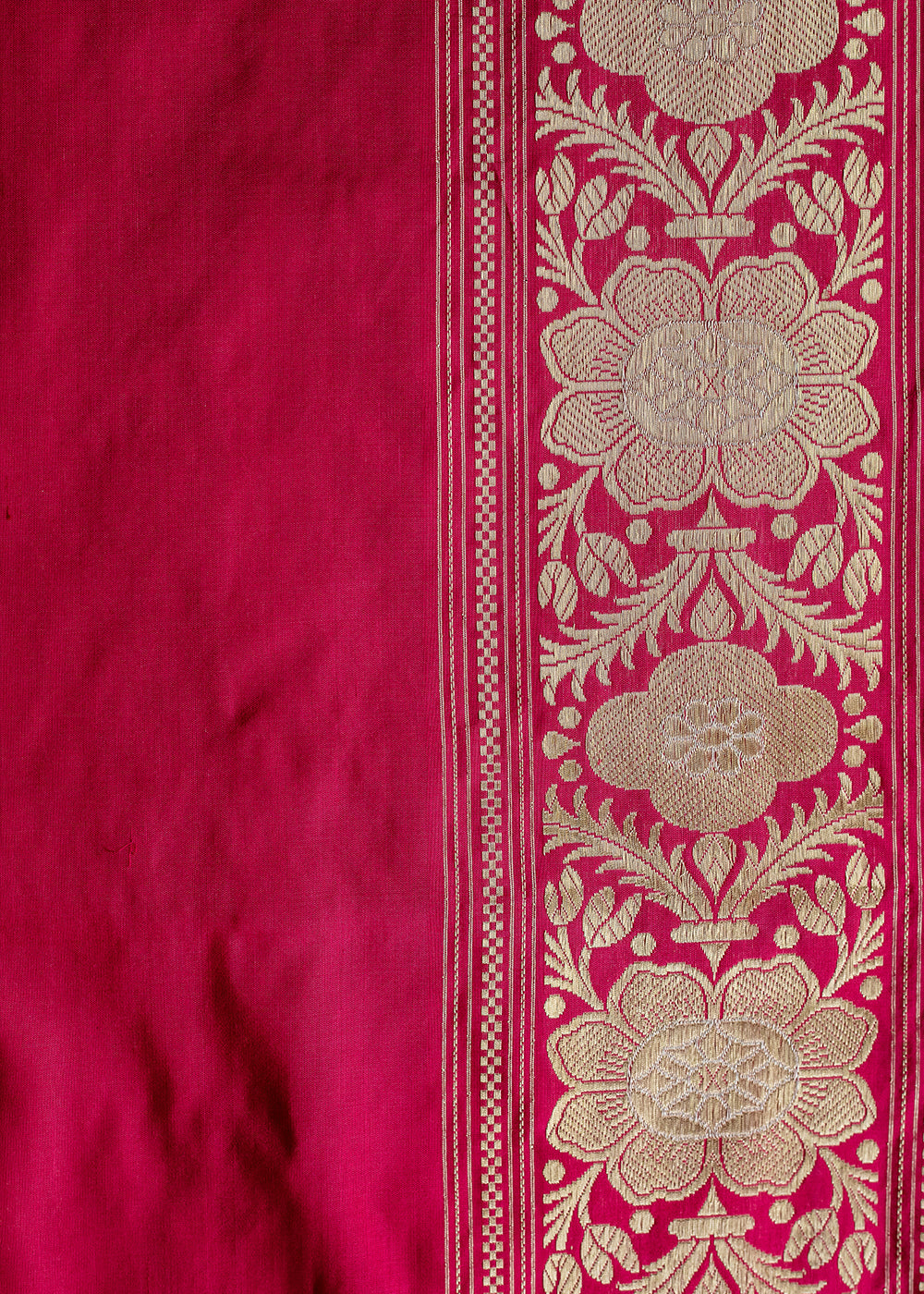 Buy MySilkLove Winter Pink Hand Woven Katan Pure Silk Saree Online