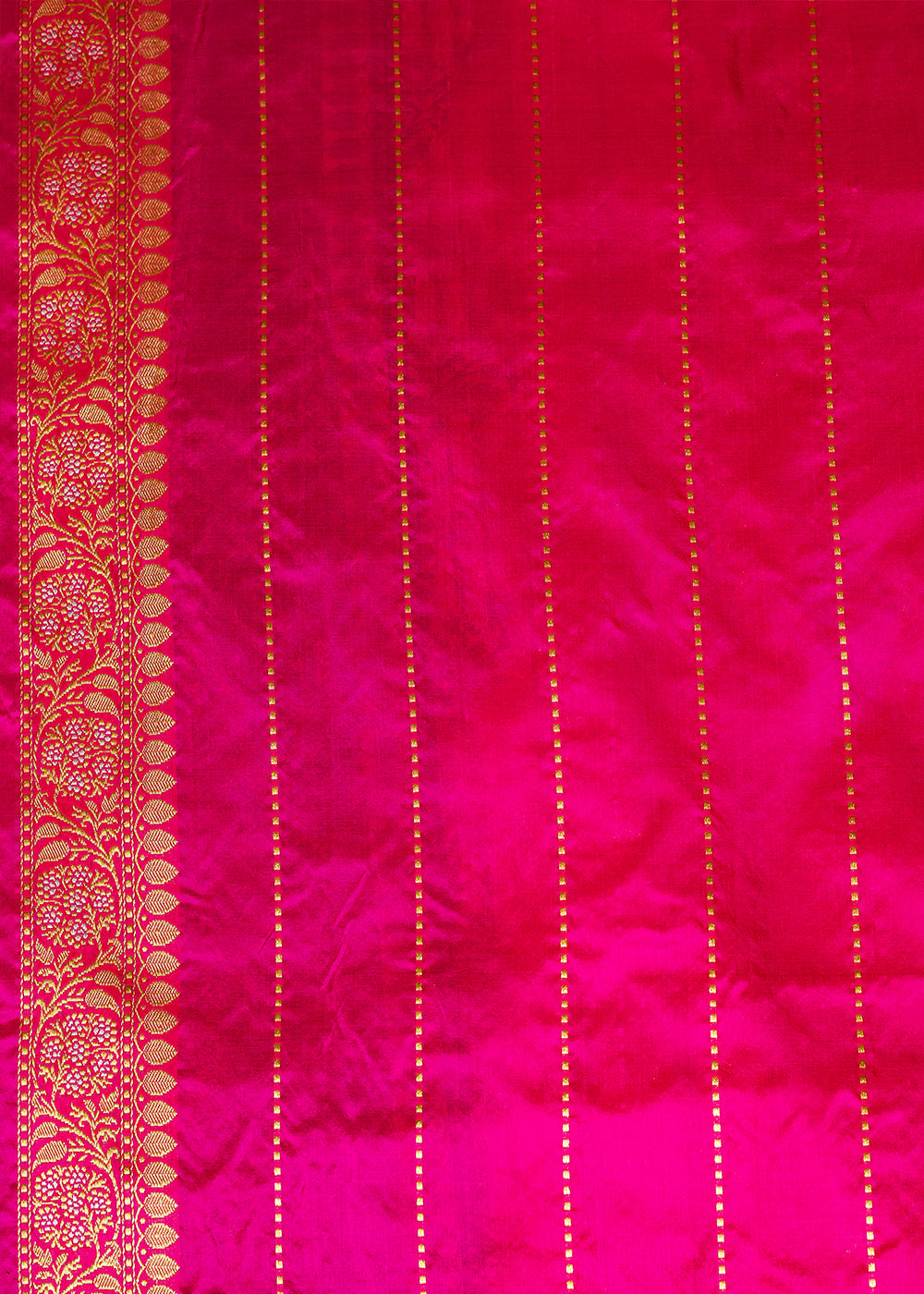 Buy MySilkLove French Shine Pink Hand Woven Katan Pure Silk Saree Online