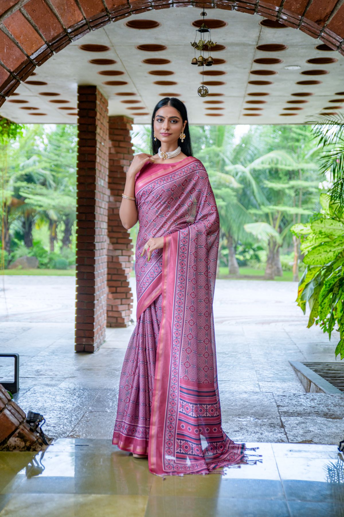 Buy MySilkLove Viola Purple Cotton Silk Saree Online