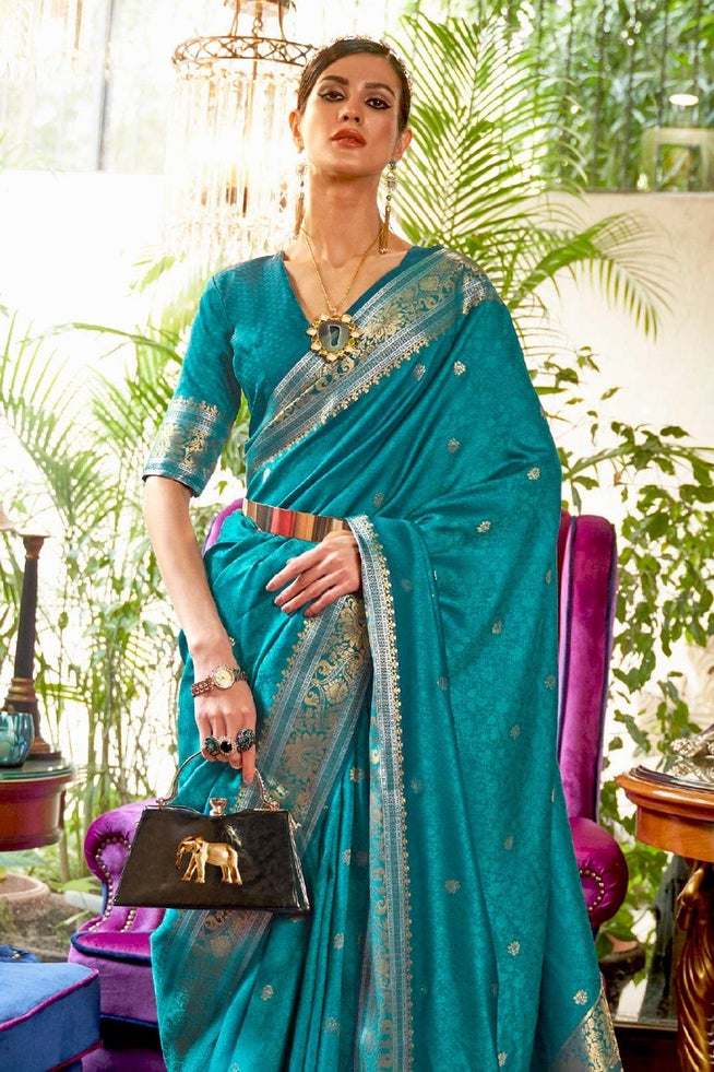 MySilkLove Monte Carlo Zari Woven Kanjivaram Saree